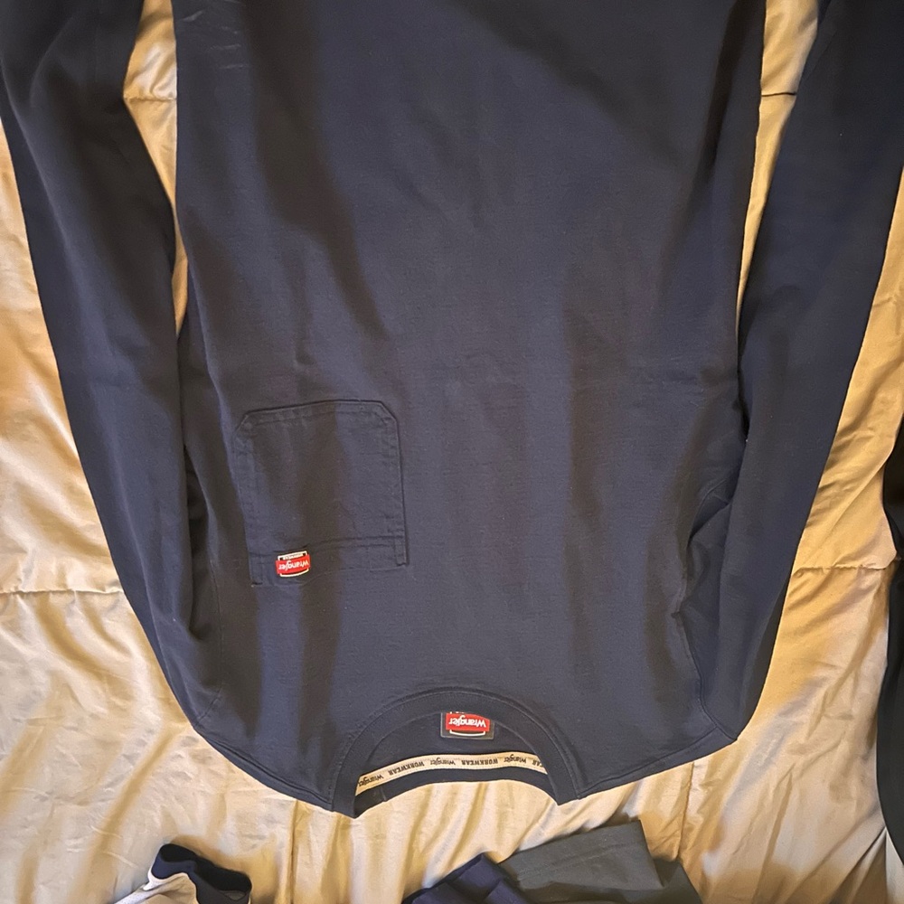 Wrangler Navy Long Sleeve Tee